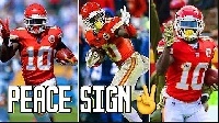 庄神比耶手势的灵感来源！看看NFL猎豹希尔的那些比耶瞬间