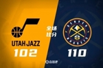 🏀约基奇27+10+11 戈登21+7 马尔卡宁27+14 掘金力克爵士